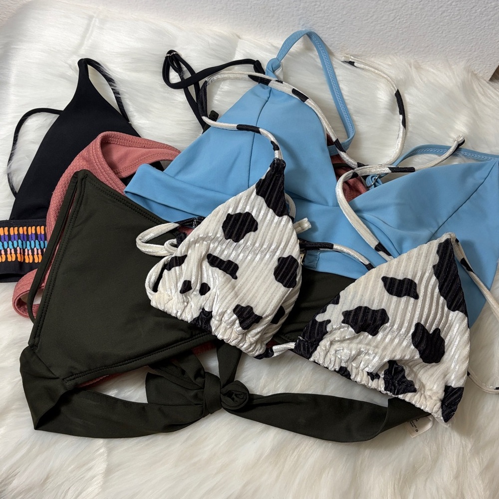 Bundle Bikini Tops Bottoms Summer Beach Vacation Mix